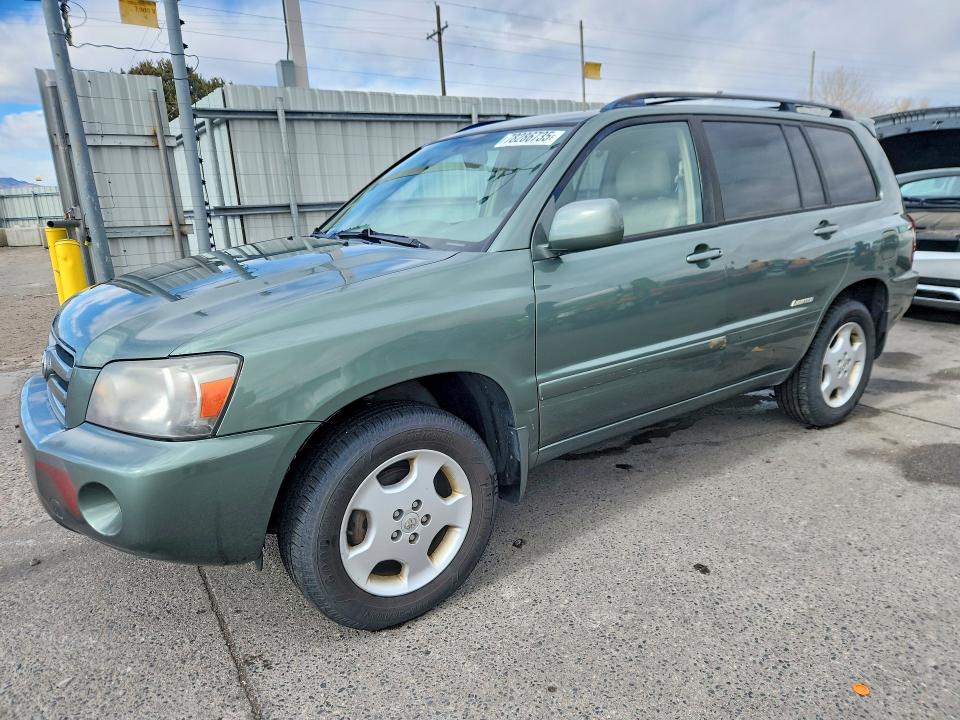 TOYOTA HIGHLANDER 2007 with VIN JTEEP21A770192656 - Photo from auction