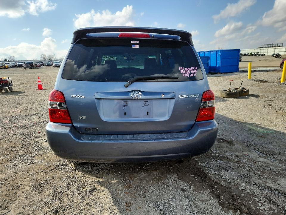 Photo 6 from auction – 2006 TOYOTA HIGHLANDER with VIN JTEDP21A560116850