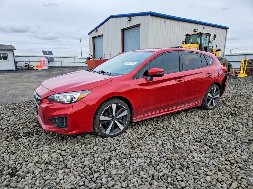 SUBARU IMPREZA 2019 with VIN 4S3GTAM66K3721077 - Photo from auction