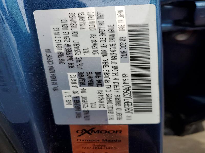 Photo 14 from auction – 2018 MAZDA CX-5 SPORT with VIN JM3KFBBM7J0326440