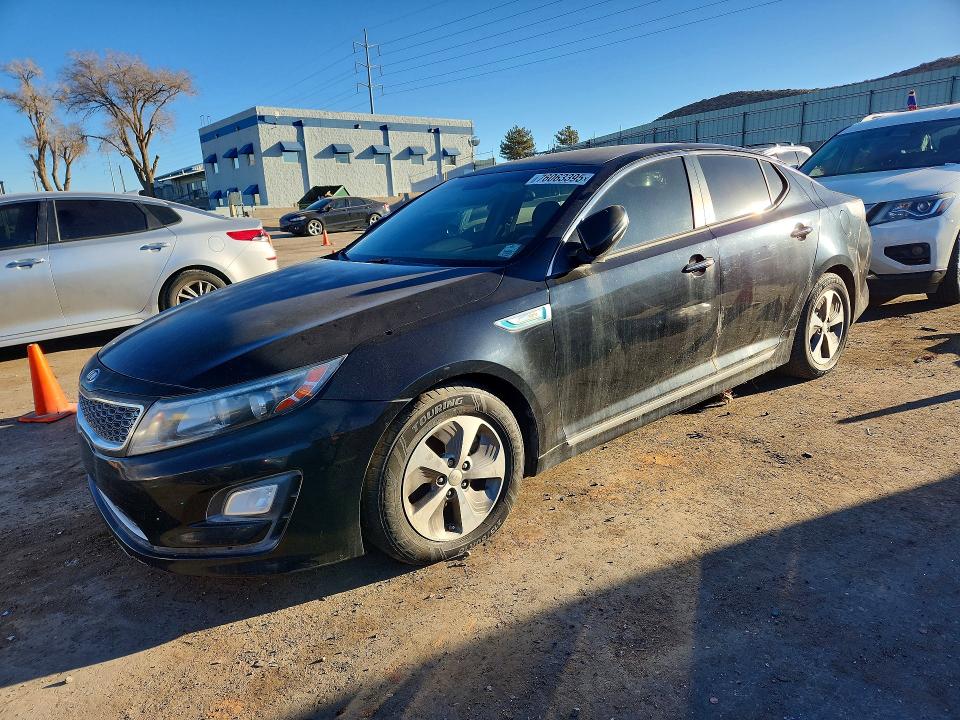 KIA OPTIMA HYB 2014 with VIN KNAGM4AD2E5068190 - Photo from auction