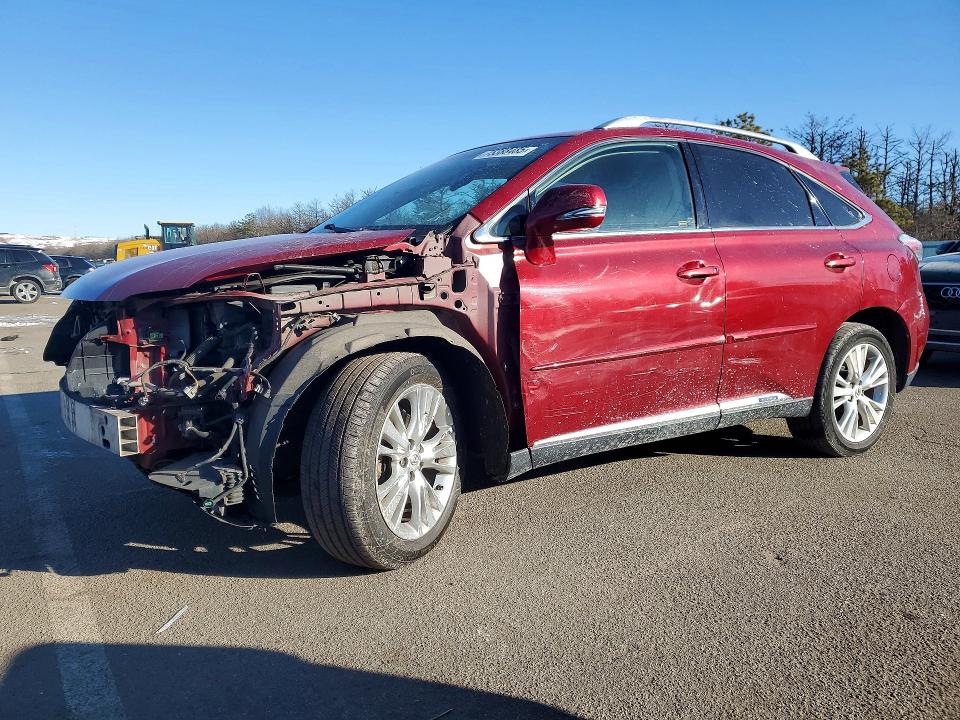 LEXUS RX 450H 2012 with VIN JTJBC1BA0C2430046 - Photo from auction