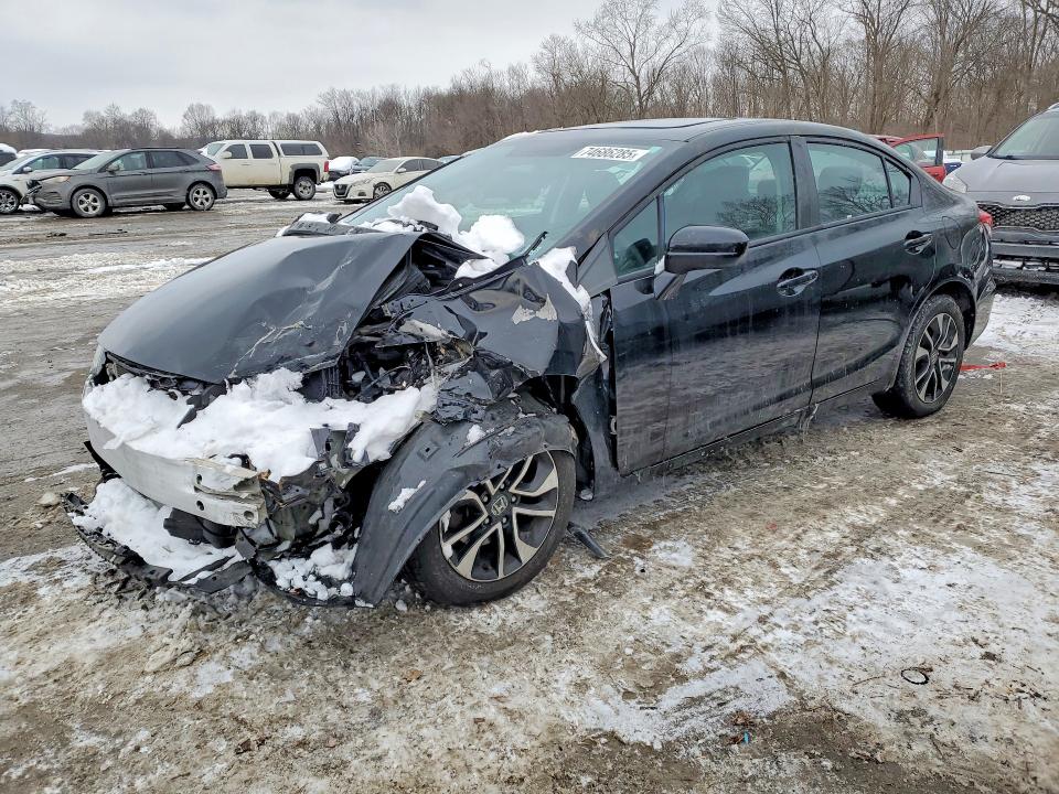 HONDA CIVIC EX 2015 with VIN 19XFB2F86FE701834 - Photo from auction