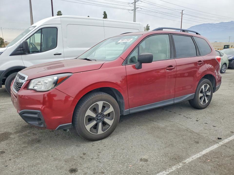 SUBARU FORESTER 2018 with VIN JF2SJABC6JH482903 - Photo from auction