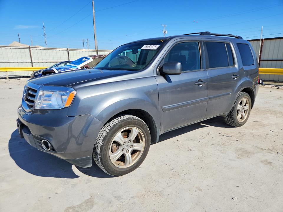 HONDA PILOT EXL 2013 with VIN 5FNYF4H5XDB044166 - Photo from auction