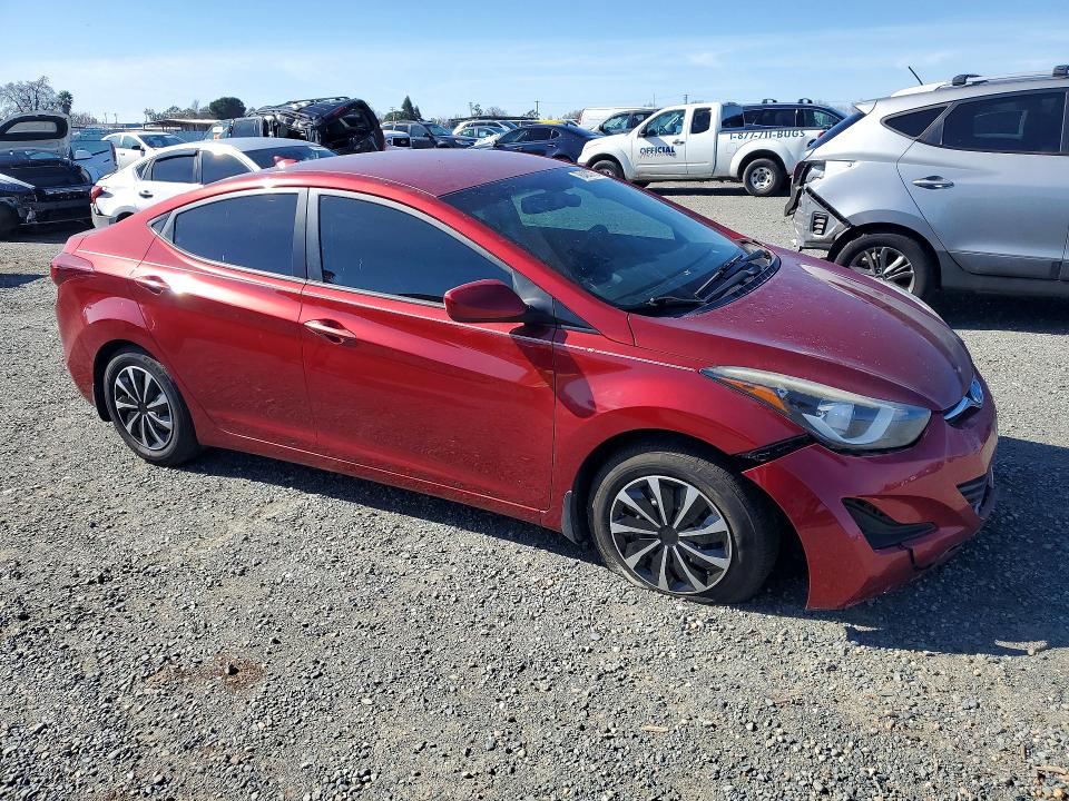 Photo 4 from auction – 2016 HYUNDAI ELANTRA with VIN 5NPDH4AE5GH780554