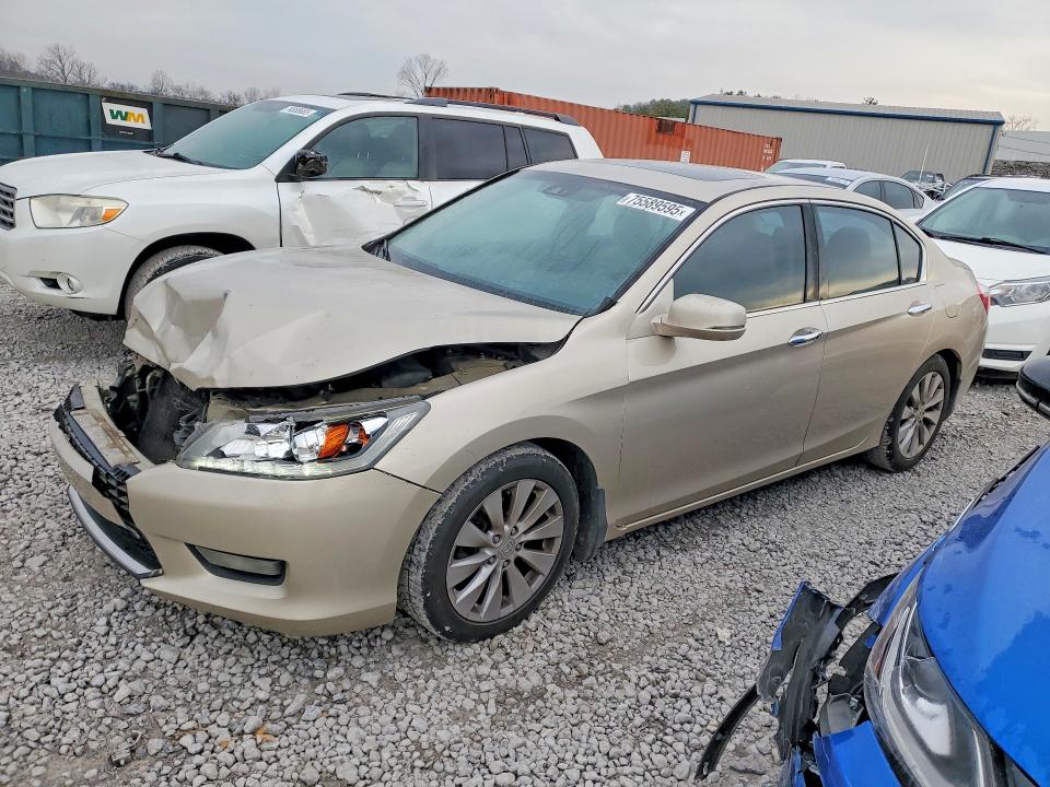 HONDA ACCORD EXL 2014 with VIN 1HGCR3F80EA001542 - Photo from auction