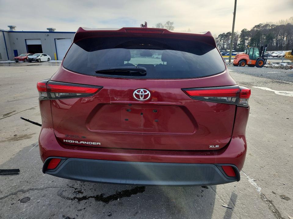 Photo 6 from auction – 2020 TOYOTA HIGHLANDER with VIN 5TDGZRAH7LS513387