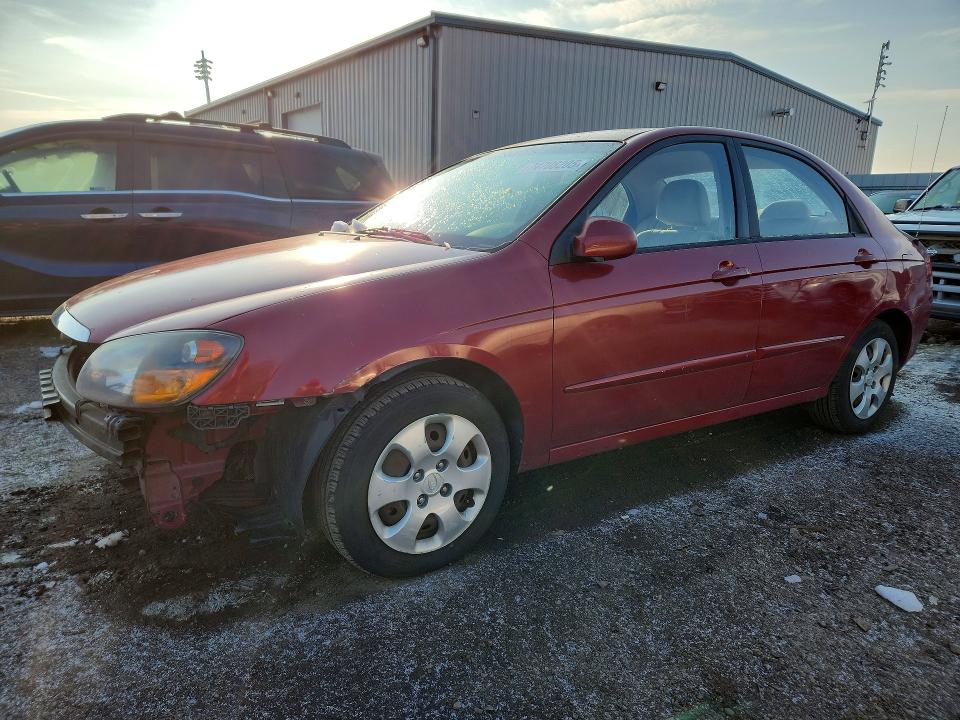 KIA SPECTRA 2009 with VIN KNAFE222595619793 - Photo from auction