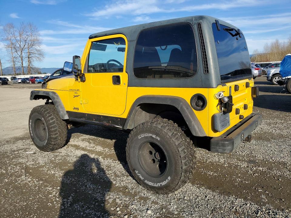 Photo 2 from auction – 2000 JEEP WRANGLER / with VIN 1J4FA49SXYP746469