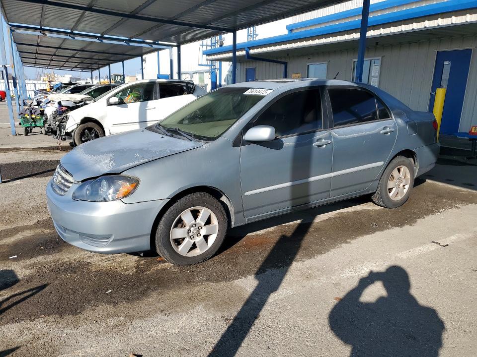 TOYOTA COROLLA CE 2003 with VIN 1NXBR38E23Z069524 - Photo from auction