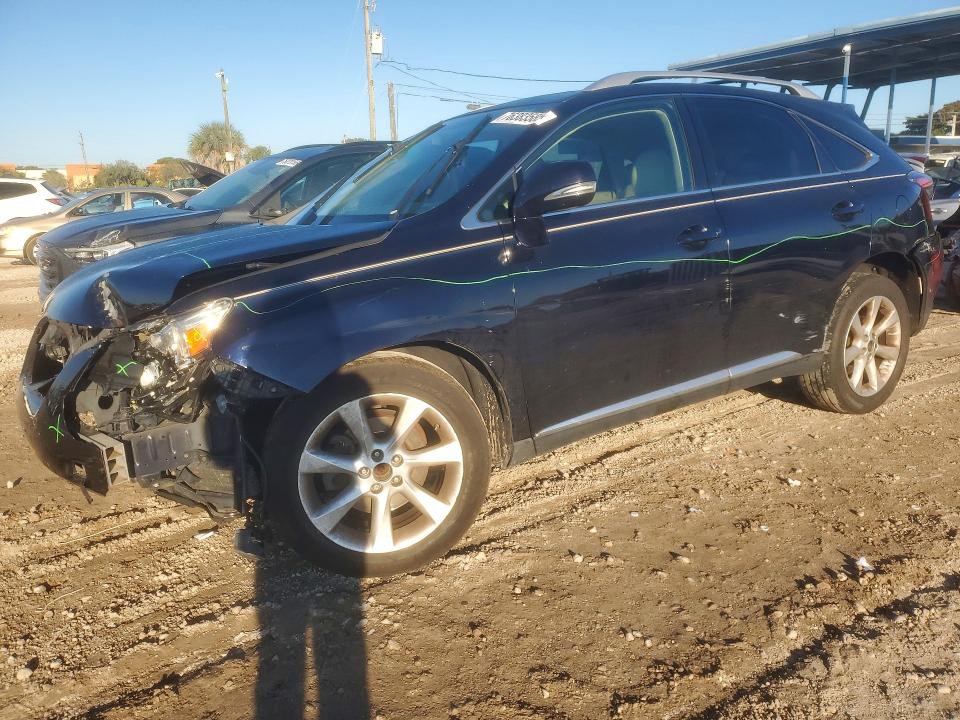 LEXUS RX 350 2010 with VIN 2T2ZK1BA3AC031808 - Photo from auction