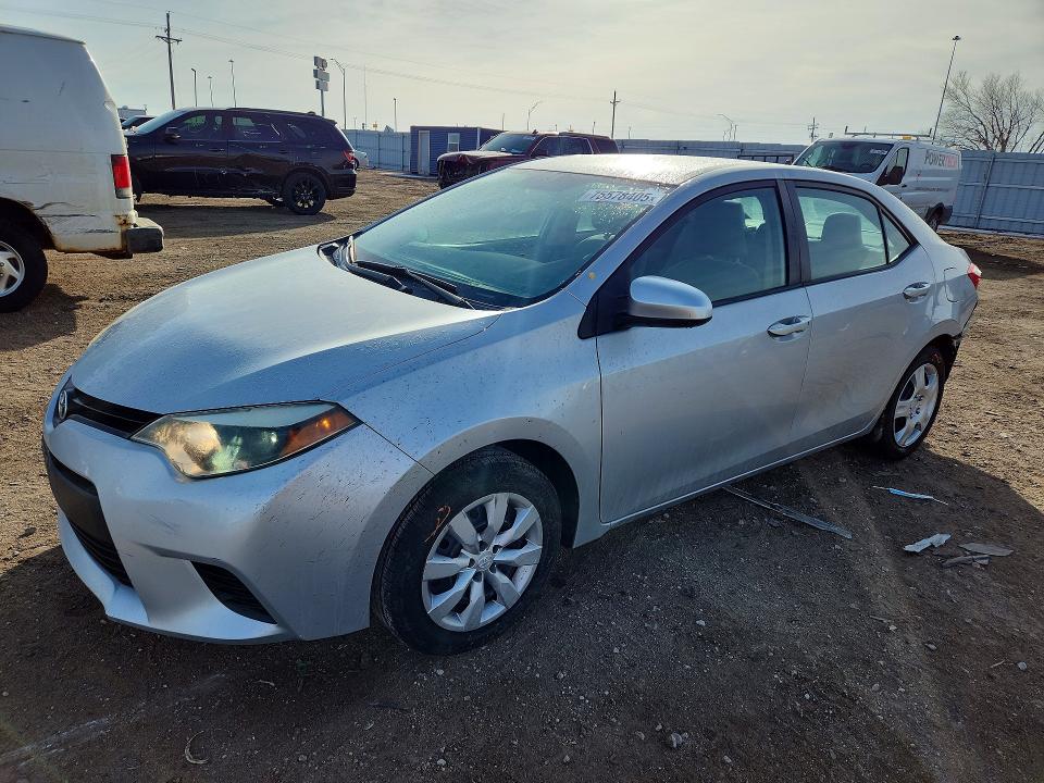 TOYOTA COROLLA L 2014 with VIN 5YFBURHE6EP111246 - Photo from auction