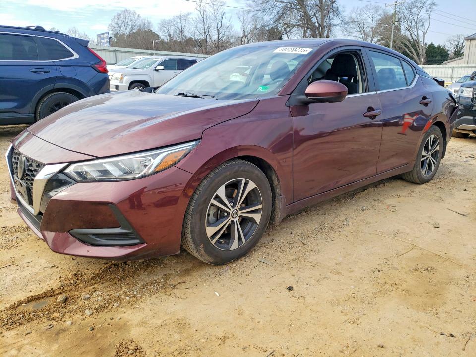 NISSAN SENTRA 2021 with VIN 3N1AB8CV2MY248320 - Photo from auction