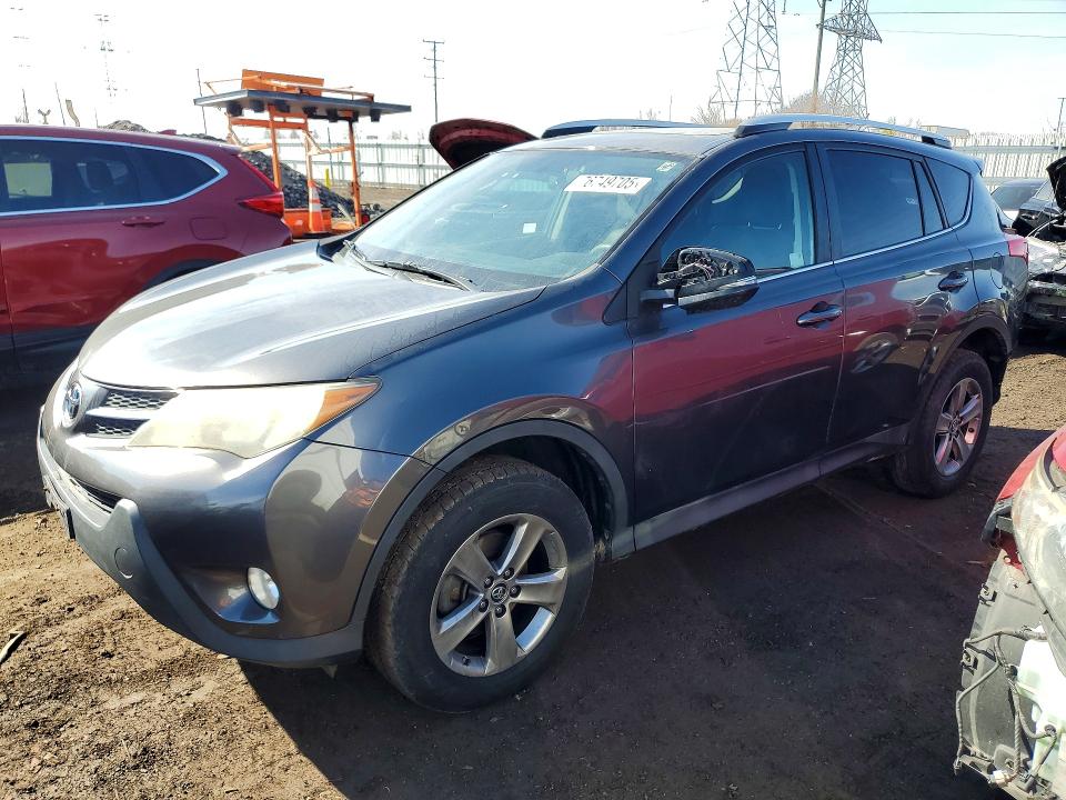 TOYOTA RAV4 XLE 2015 with VIN 2T3RFREV3FW265708 - Photo from auction