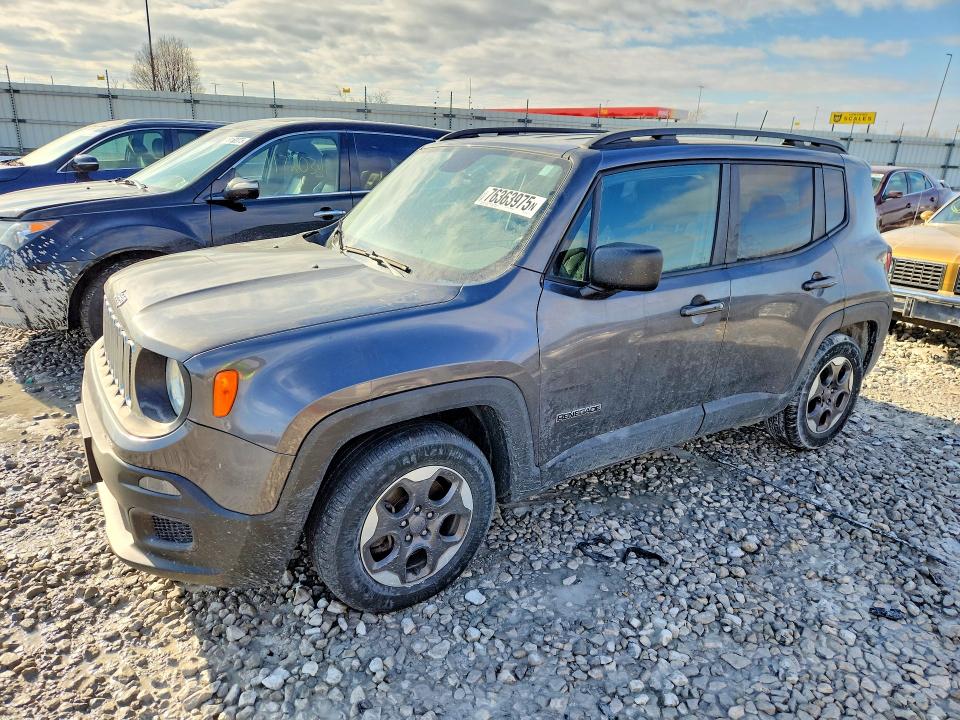 JEEP RENEGADE S 2017 with VIN ZACCJAAB6HPF77041 - Photo from auction