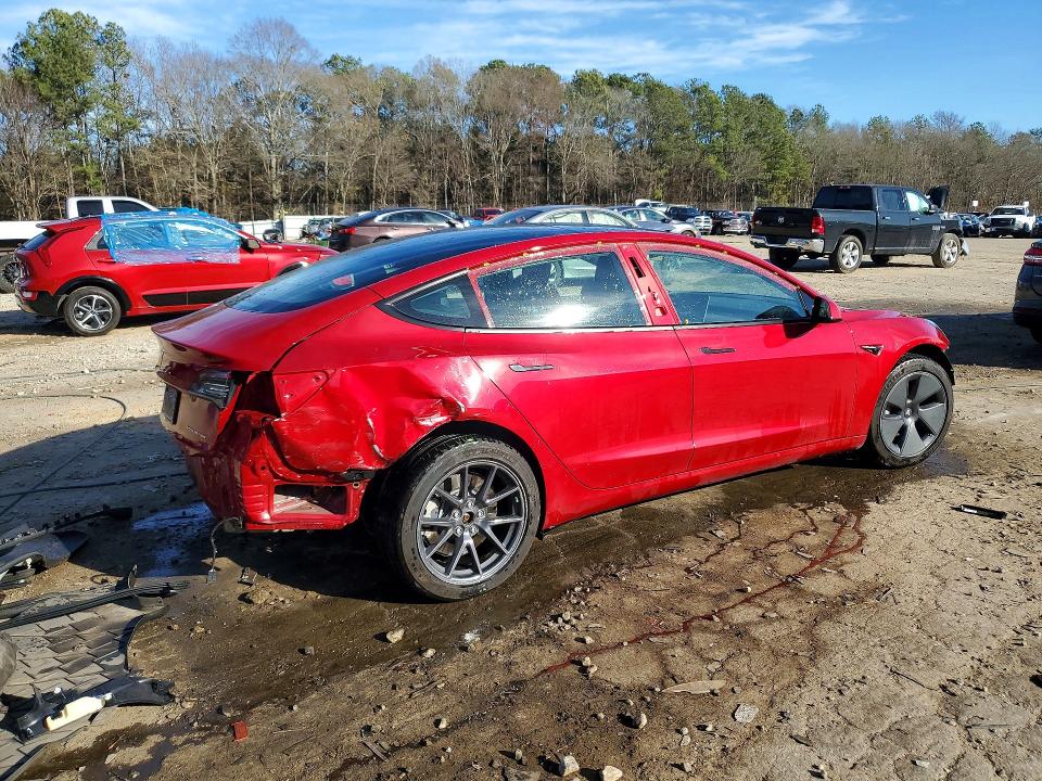 Photo 3 from auction – 2022 TESLA MODEL 3 with VIN 5YJ3E1EB4NF257007