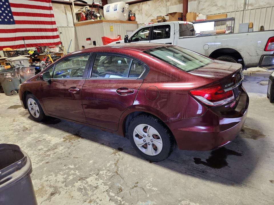 Photo 2 from auction – 2015 HONDA CIVIC with VIN 19XFB2F57FE253142