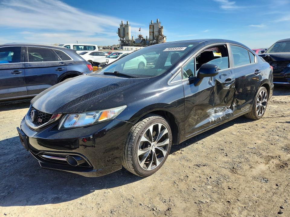 HONDA CIVIC 2013 with VIN 2HGFB6E53DH710816 - Photo from auction