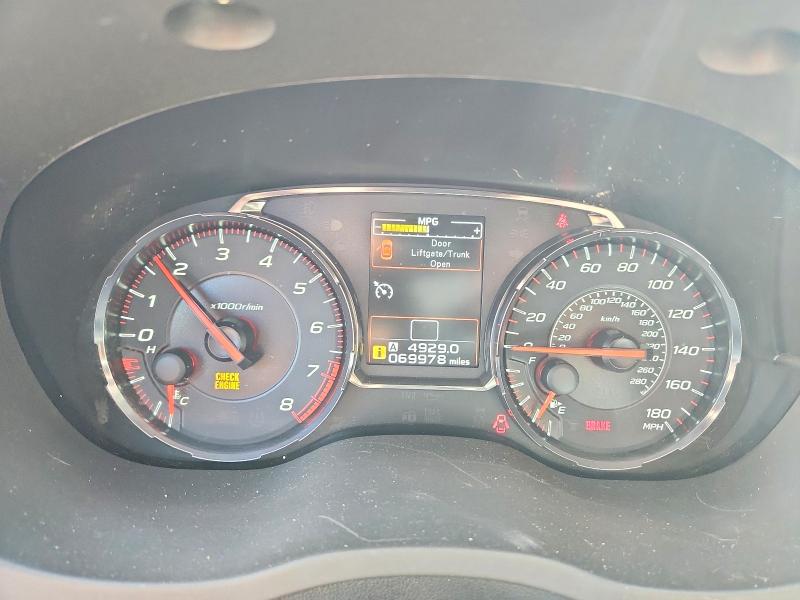 Photo 9 from auction – 2020 SUBARU WRX with VIN JF1VA1B69L9806483