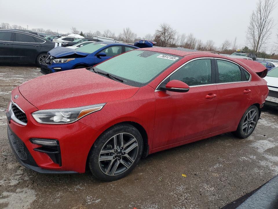 KIA FORTE EX 2020 with VIN 3KPF54AD2LE182137 - Photo from auction
