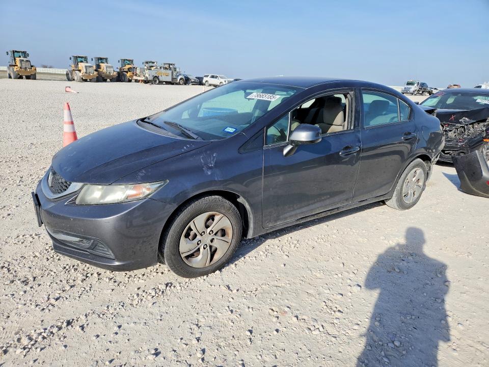HONDA CIVIC 2013 with VIN 2HGFB2F51DH578985 - Photo from auction