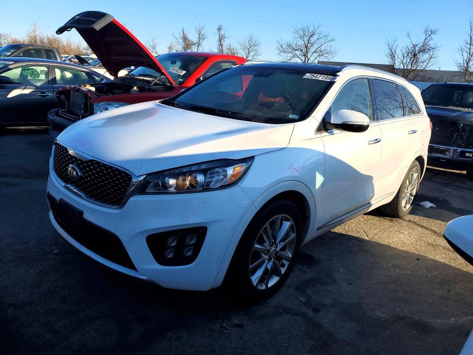 KIA SORENTO 2016 with VIN 5XYPK4A53GG038840 - Photo from auction
