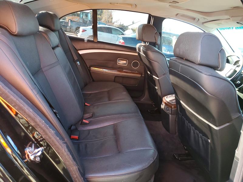 Photo 10 from auction – 2006 BMW 750 I with VIN WBAHL83566DT01810