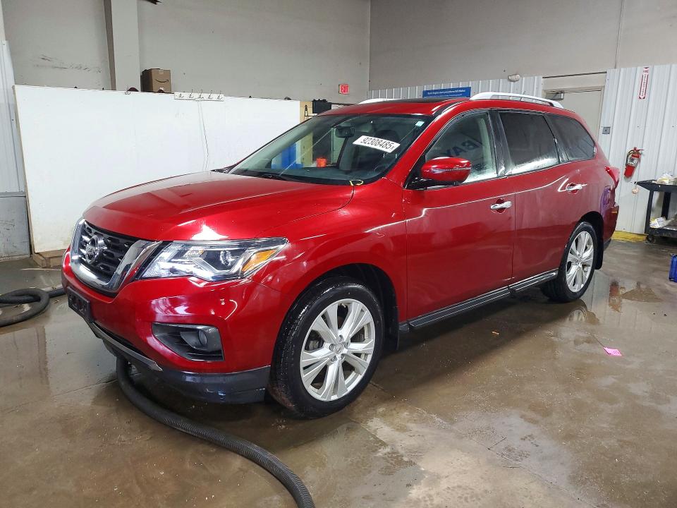 NISSAN PATHFINDER 2018 with VIN 5N1DR2MM8JC621658 - Photo from auction