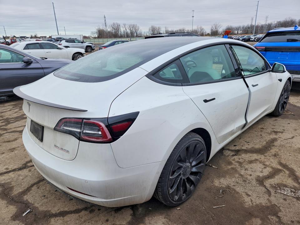 Photo 3 from auction – 2022 TESLA MODEL 3 with VIN 5YJ3E1EC3NF269576