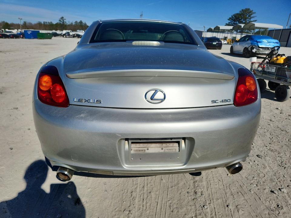 Photo 6 from auction – 2002 LEXUS SC 430 with VIN JTHFN48Y820010208