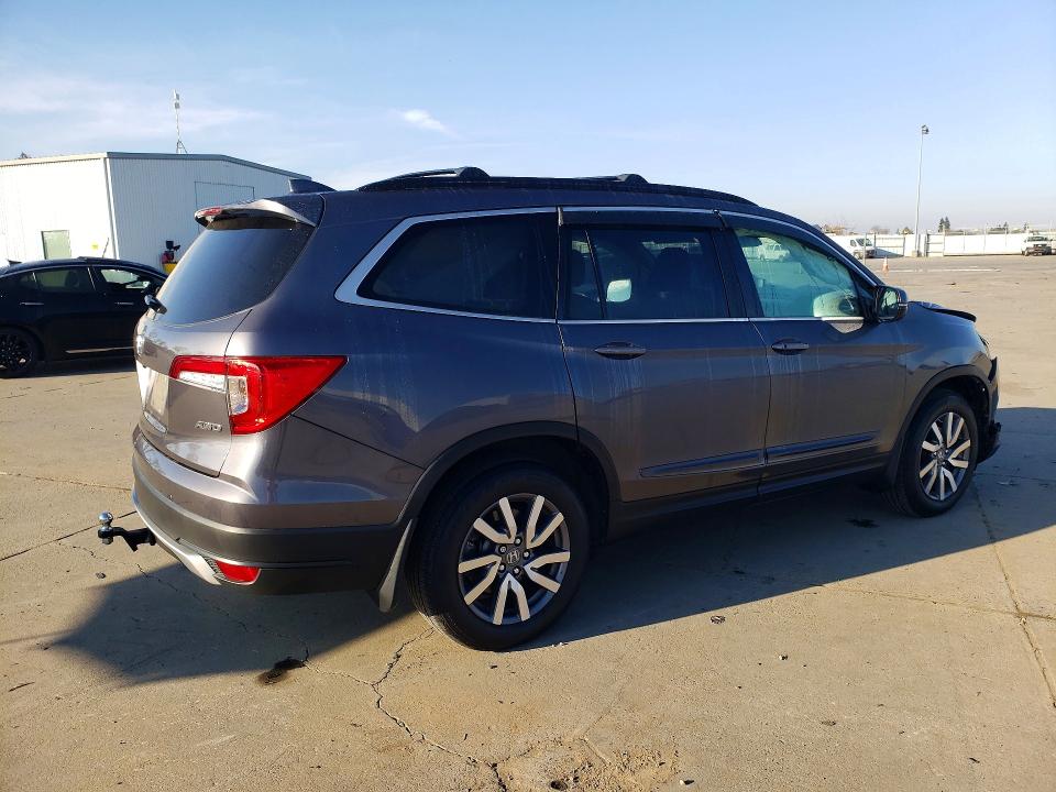 Photo 3 from auction – 2019 HONDA PILOT EXL with VIN 5FNYF6H40KB009829
