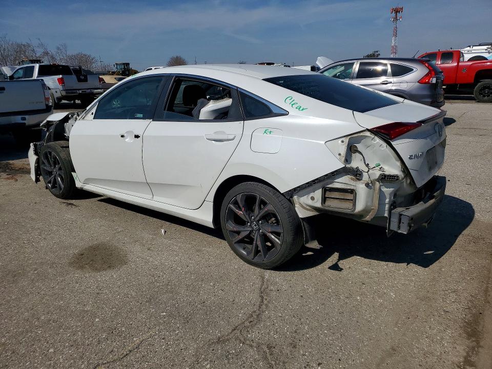 Photo 2 from auction – 2019 HONDA CIVIC with VIN 19XFC2F81KE210157