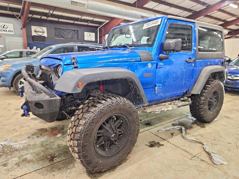 JEEP WRANGLER 2015 with VIN 1C4AJWAG6FL538872 - Photo from auction