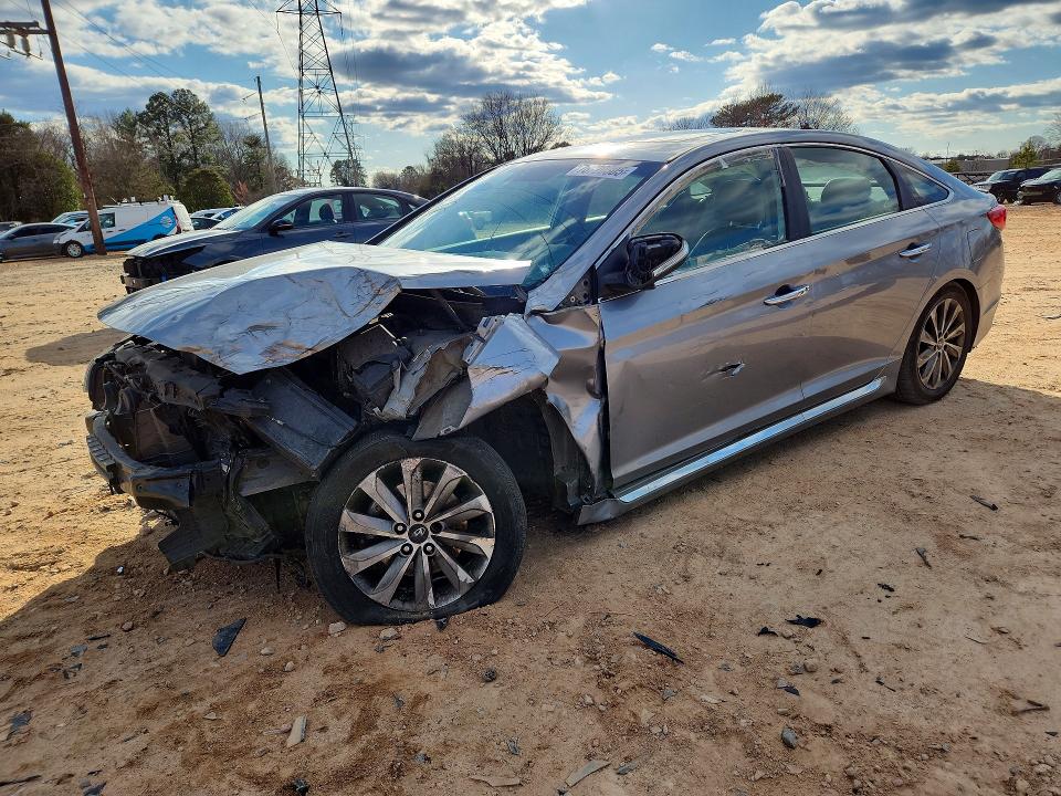 HYUNDAI SONATA 2017 with VIN 5NPE34AF4HH482770 - Photo from auction