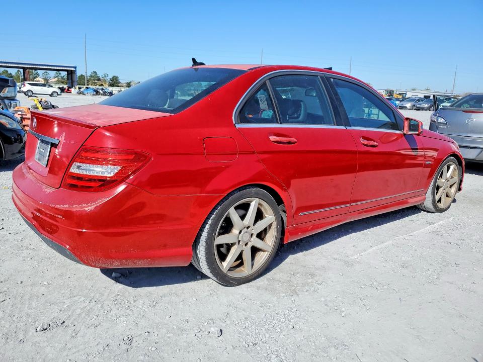 Photo 3 from auction – 2012 MERCEDES-BENZ C with VIN WDDGF4HB3CA671256