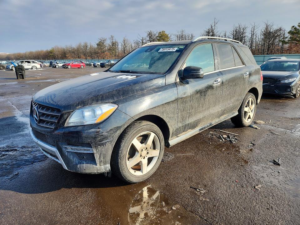 MERCEDES-BENZ ML 2015 with VIN 4JGDA5GB0FA461796 - Photo from auction