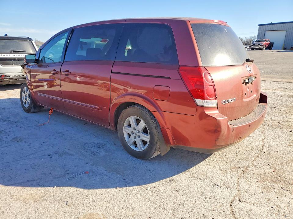 Photo 2 from auction – 2004 NISSAN QUEST with VIN 5N1BV28U54N343548