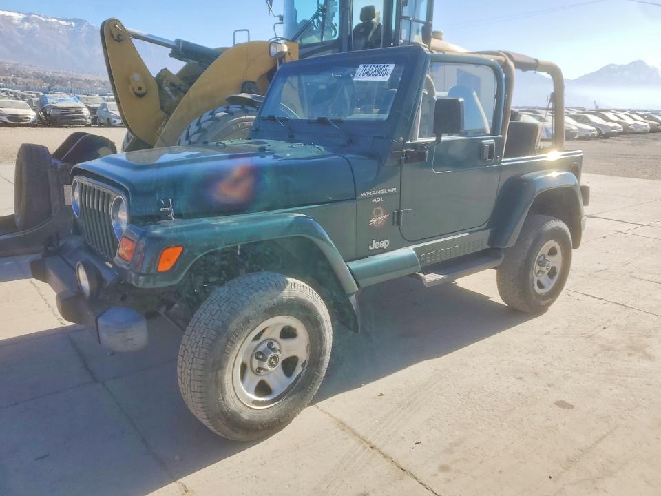 JEEP WRANGLER / 2000 with VIN 1J4FA59S4YP708936 - Photo from auction
