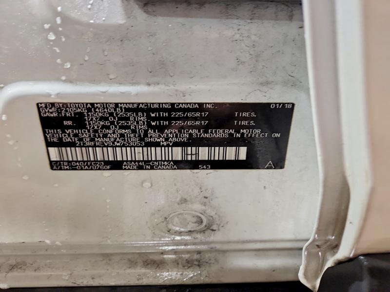 Photo 14 from auction – 2018 TOYOTA RAV4 ADVEN with VIN 2T3RFREV9JW753053