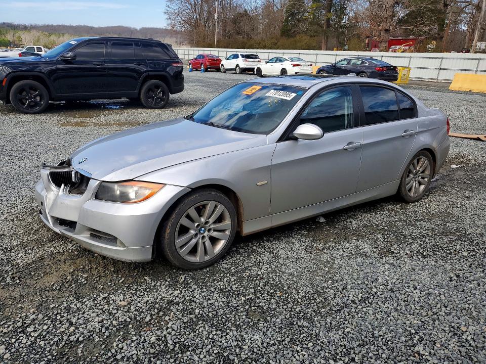 BMW 328 2007 with VIN WBAVC53567FZ76239 - Photo from auction