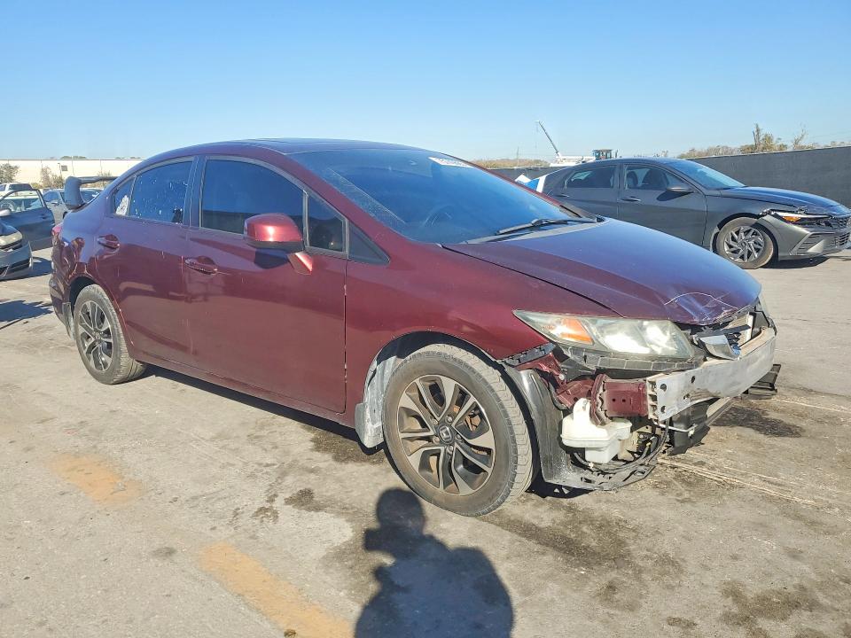 Photo 4 from auction – 2013 HONDA CIVIC EX with VIN 19XFB2F82DE046780