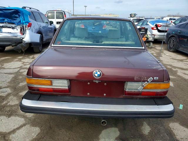 Photo 6 from auction – 1985 BMW 528 with VIN WBADK8304F9549918