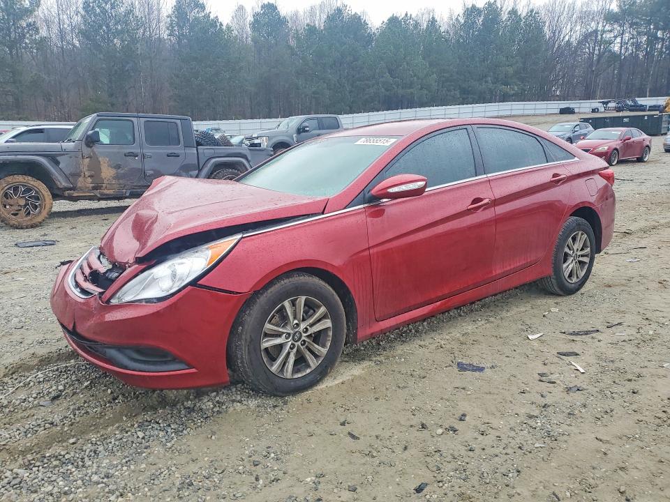 HYUNDAI SONATA 2014 with VIN 5NPEB4AC7EH893360 - Photo from auction
