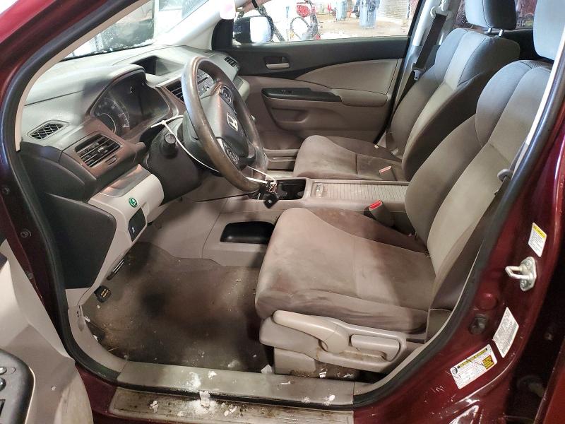 Photo 7 from auction – 2012 HONDA CR-V LX with VIN 5J6RM4H32CL076270
