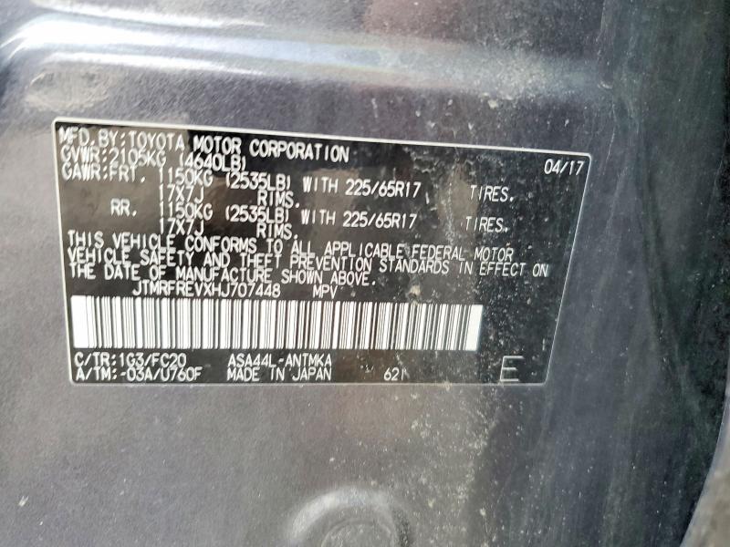 Zdjęcie 14 z aukcji – 2017 TOYOTA RAV4 z VIN JTMRFREVXHJ707448