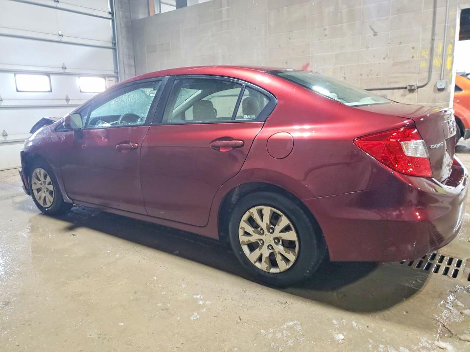 Photo 2 from auction – 2012 HONDA CIVIC with VIN 19XFB2F52CE344315