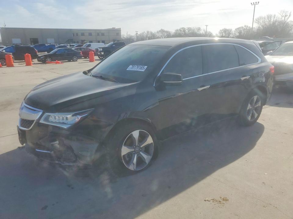 ACURA MDX 2016 with VIN 5FRYD3H21GB008844 - Photo from auction