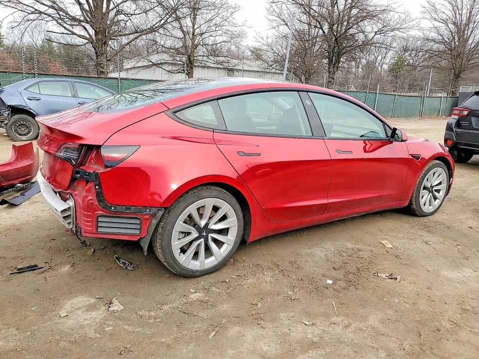 Photo 3 from auction – 2022 TESLA MODEL 3 with VIN 5YJ3E1EA7NF192029