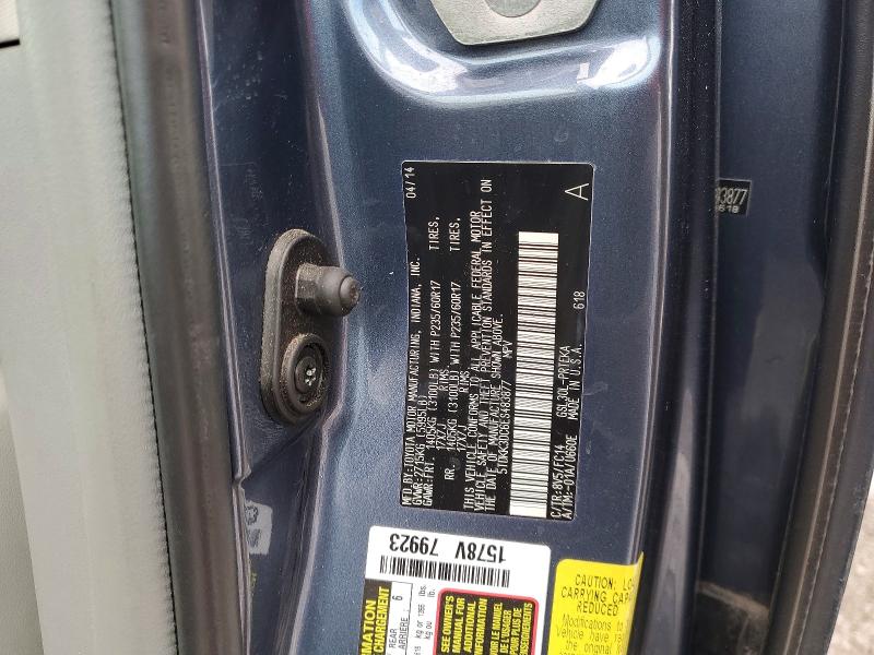 Photo 14 from auction – 2014 TOYOTA SIENNA LE with VIN 5TDKK3DC6ES483877